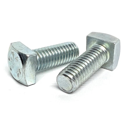 Boltsandnuts.Com Square Head Bolt, Zinc Plated, 3/8"-16 Thread Size, 1 in Lg, 62 PK 37C100SHB307Z-62